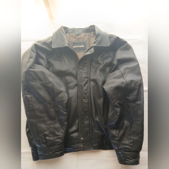 Pierre cardin leather man's jacket - Picture 3 of 12